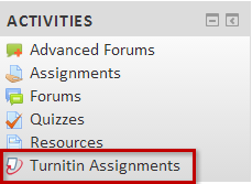 Turnitin Assignments